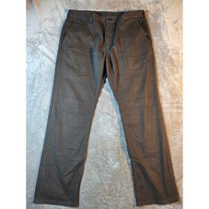 Hurley Nike Dri-FIT‎ Worker Chino Pants Mens 36x30 Straight Leg, Zip Pocket